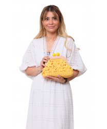 Yellow Daisy Wristlet Bag